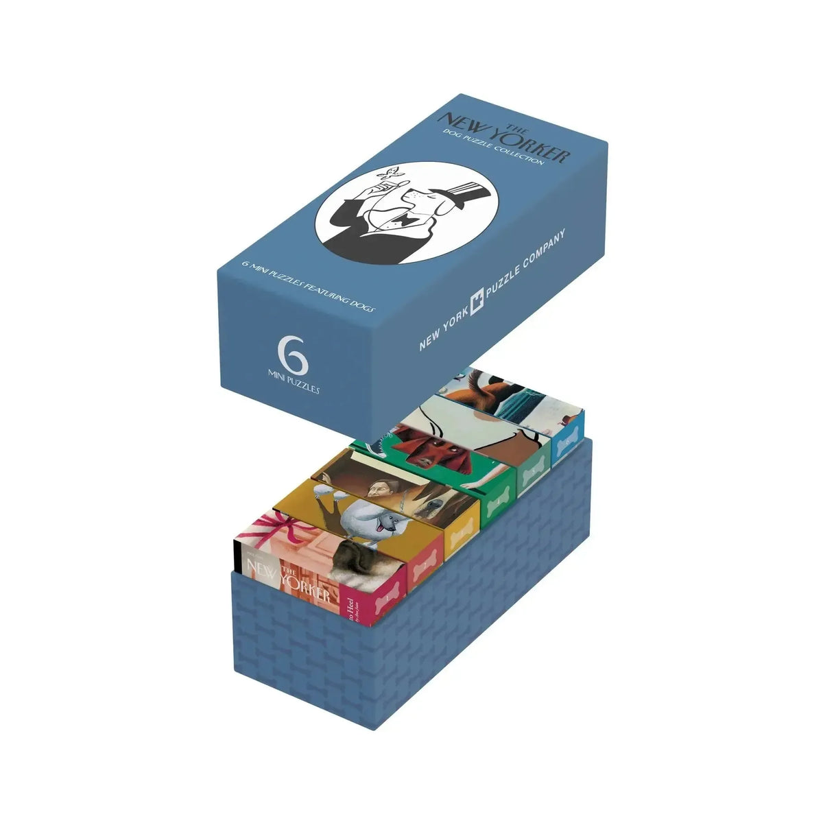 The New Yorker Dog Set of 6 Magazine Covers 100 Piece Mini Jigsaw Puzzles NYPC