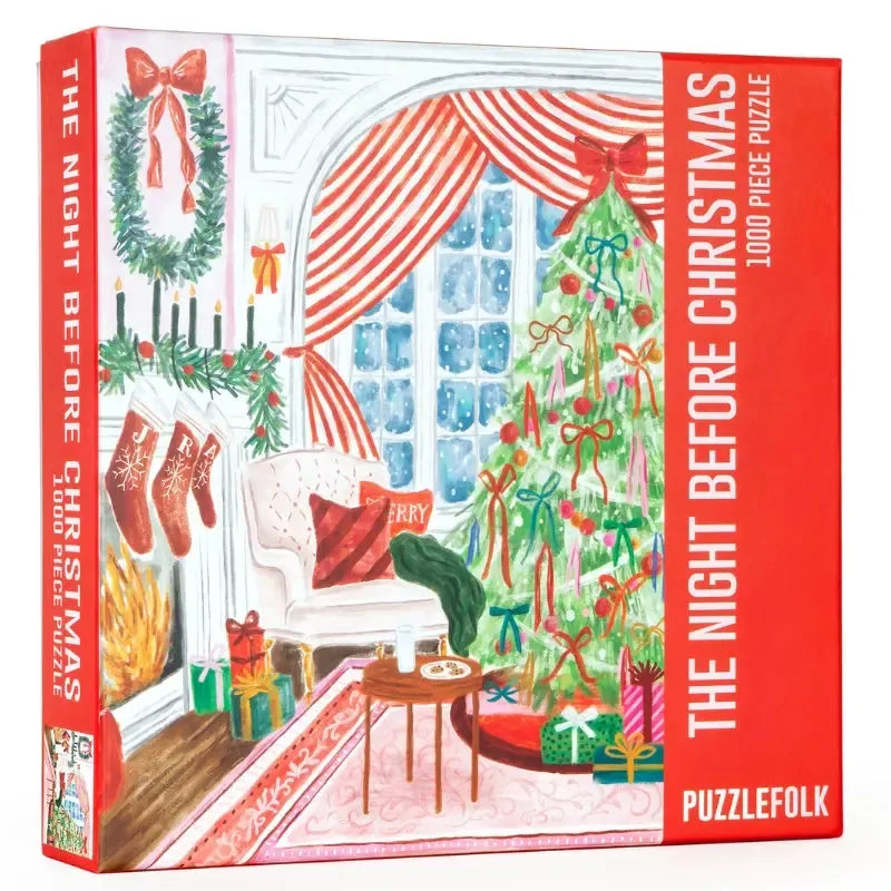 The Night Before Christmas 1000 Piece Jigsaw Puzzle PuzzleFolk