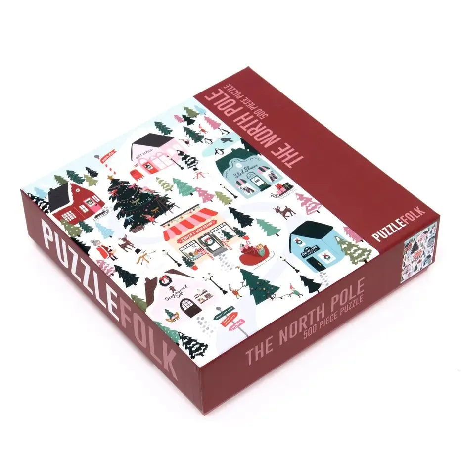The North Pole 500 Piece Jigsaw Puzzle PuzzleFolk