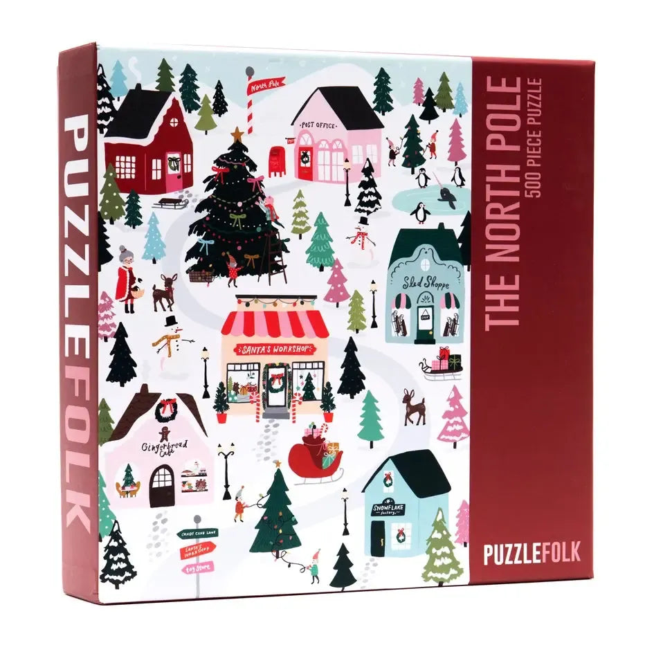 The North Pole 500 Piece Jigsaw Puzzle PuzzleFolk
