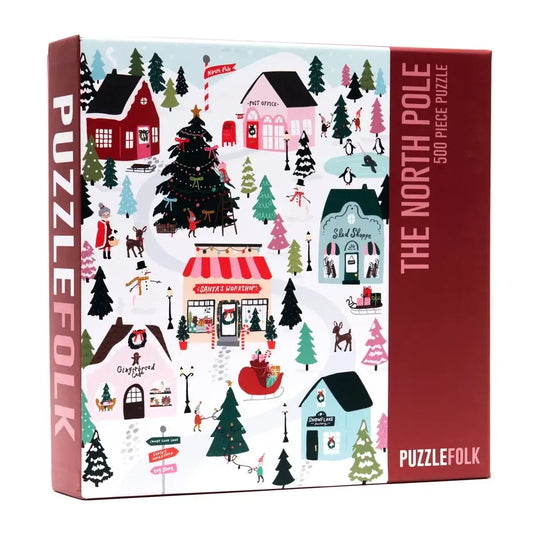 The North Pole 500 Piece Jigsaw Puzzle PuzzleFolk