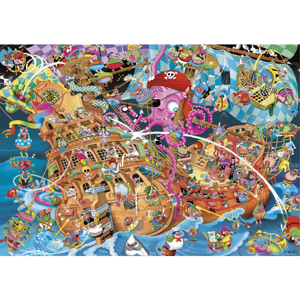 The Pink Pirate 1000 Piece Jigsaw Puzzle Piatnik