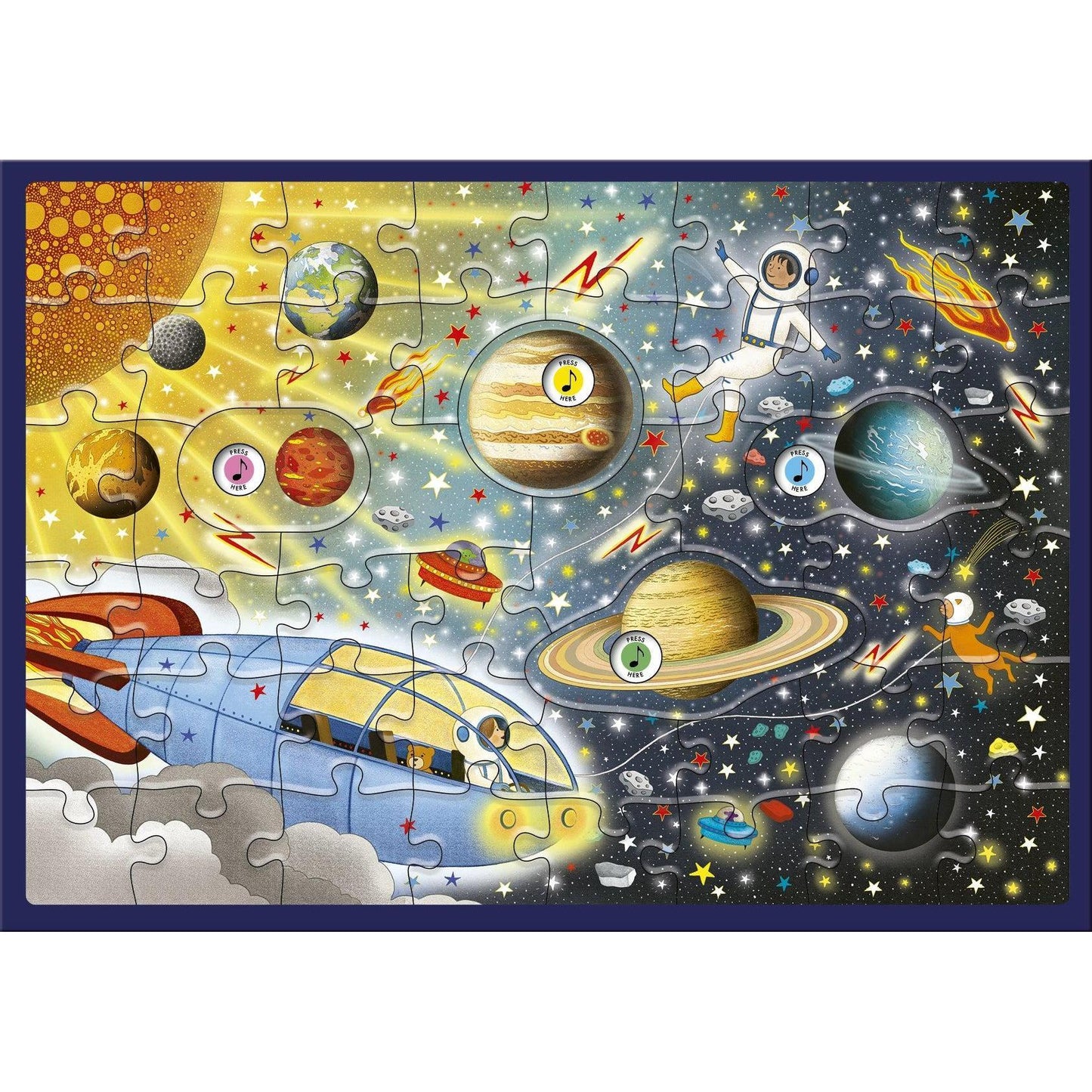 The Planets 48 Piece Musical Jigsaw Puzzle Kaddo