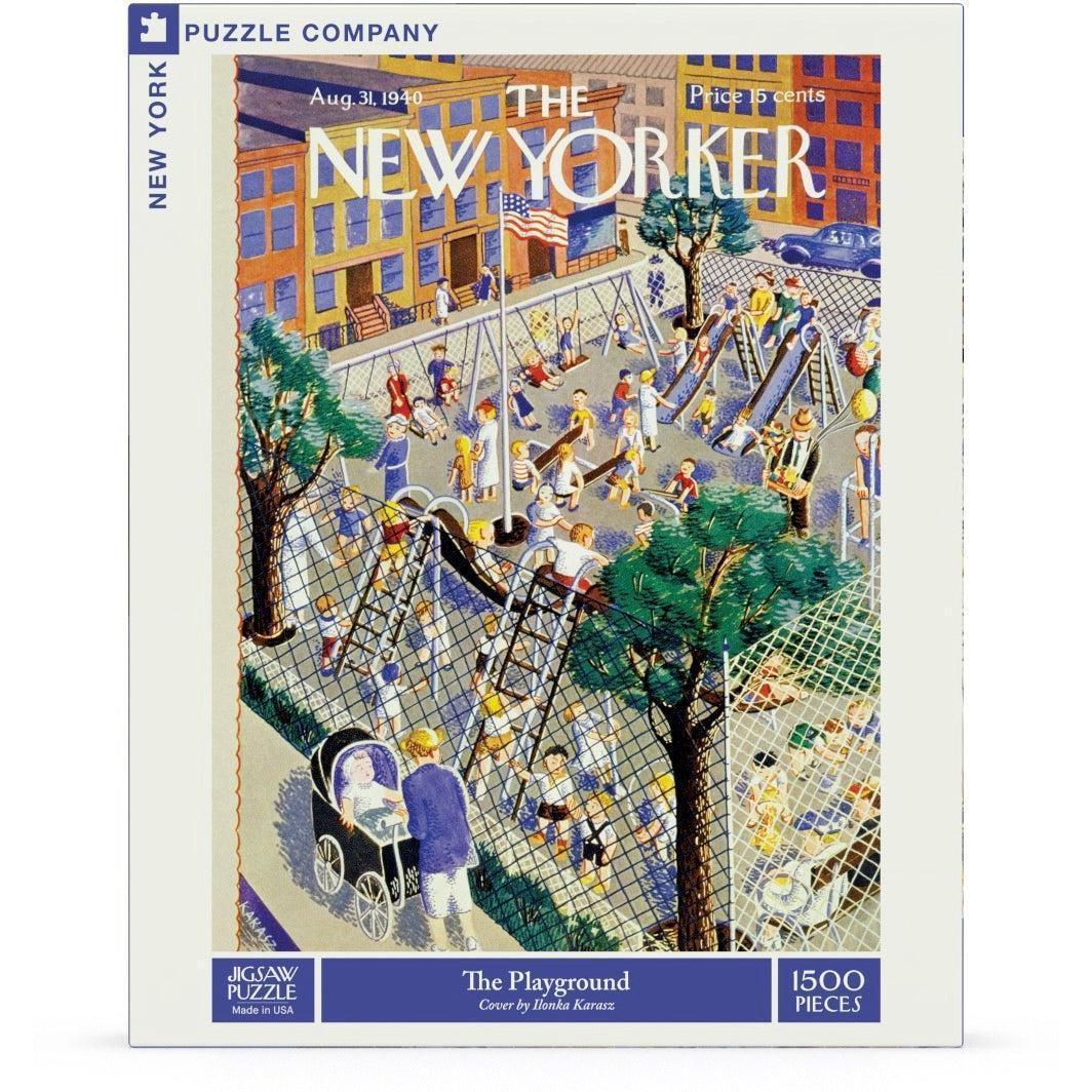 The Playground The New Yorker 1500 Piece Jigsaw Puzzle NYPC