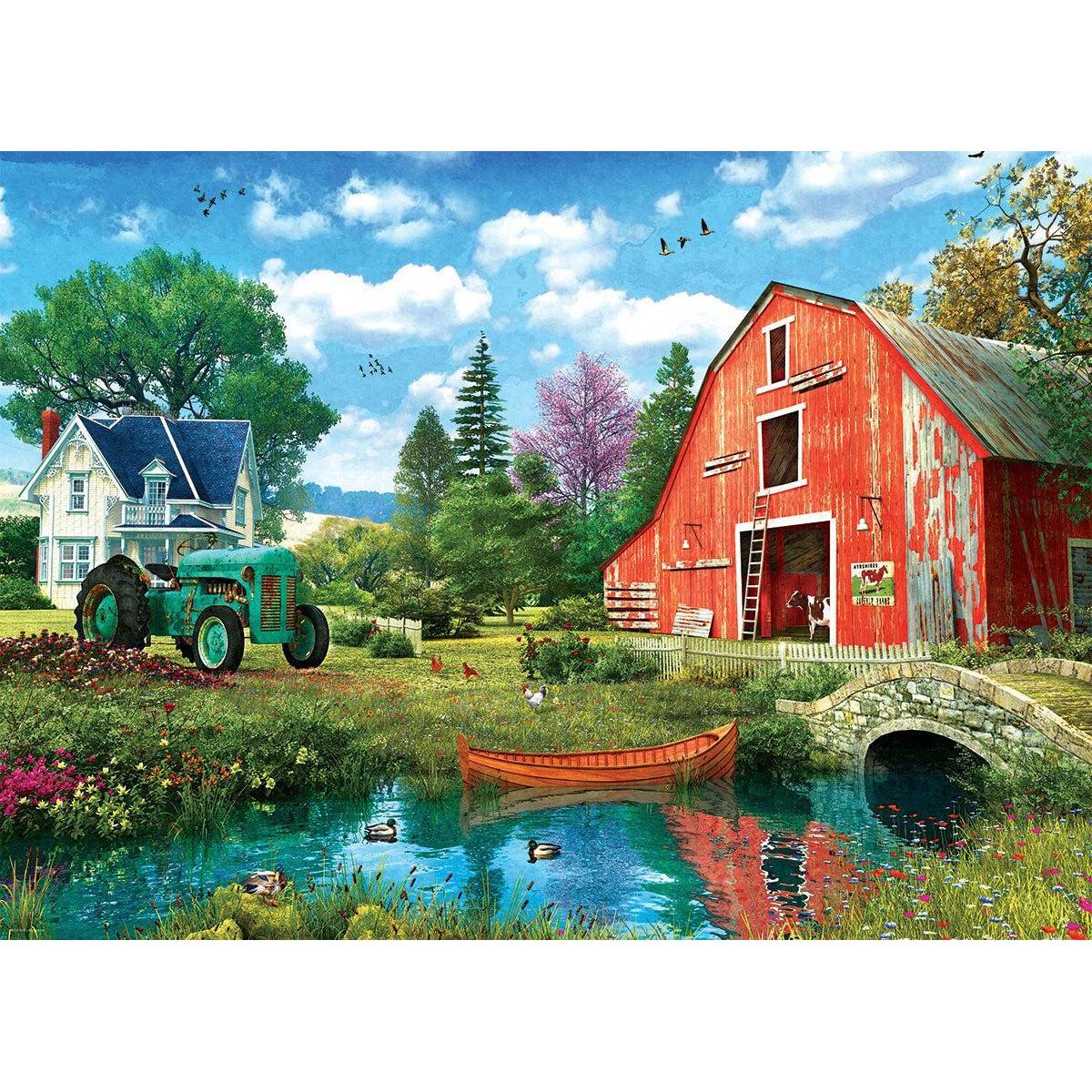 The Red Barn 1000 Piece Jigsaw Puzzle Eurographics