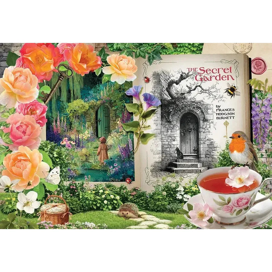 The Secret Garden Once Upon a Time 100 Large Piece Jigsaw Puzzle Cobble Hill