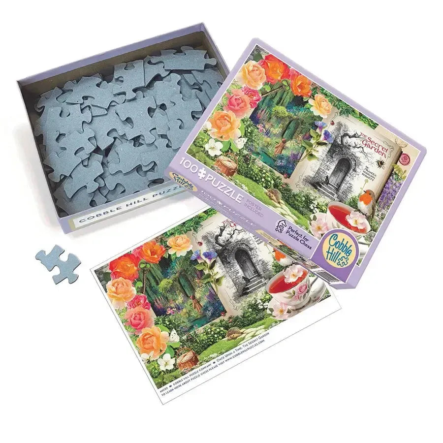 The Secret Garden Once Upon a Time 100 Large Piece Jigsaw Puzzle Cobble Hill