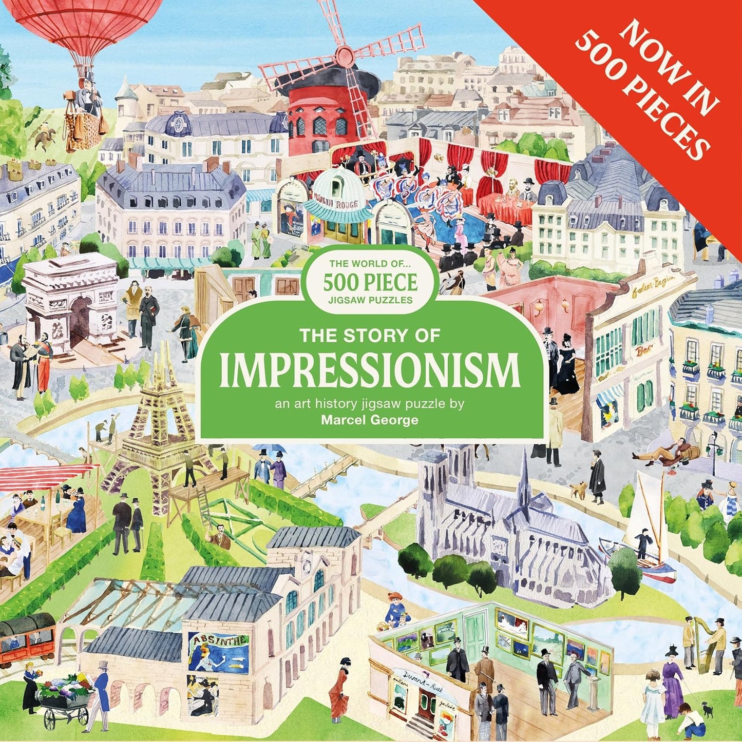 The Story of Impressionism 500 Piece Jigsaw Puzzle Laurence King