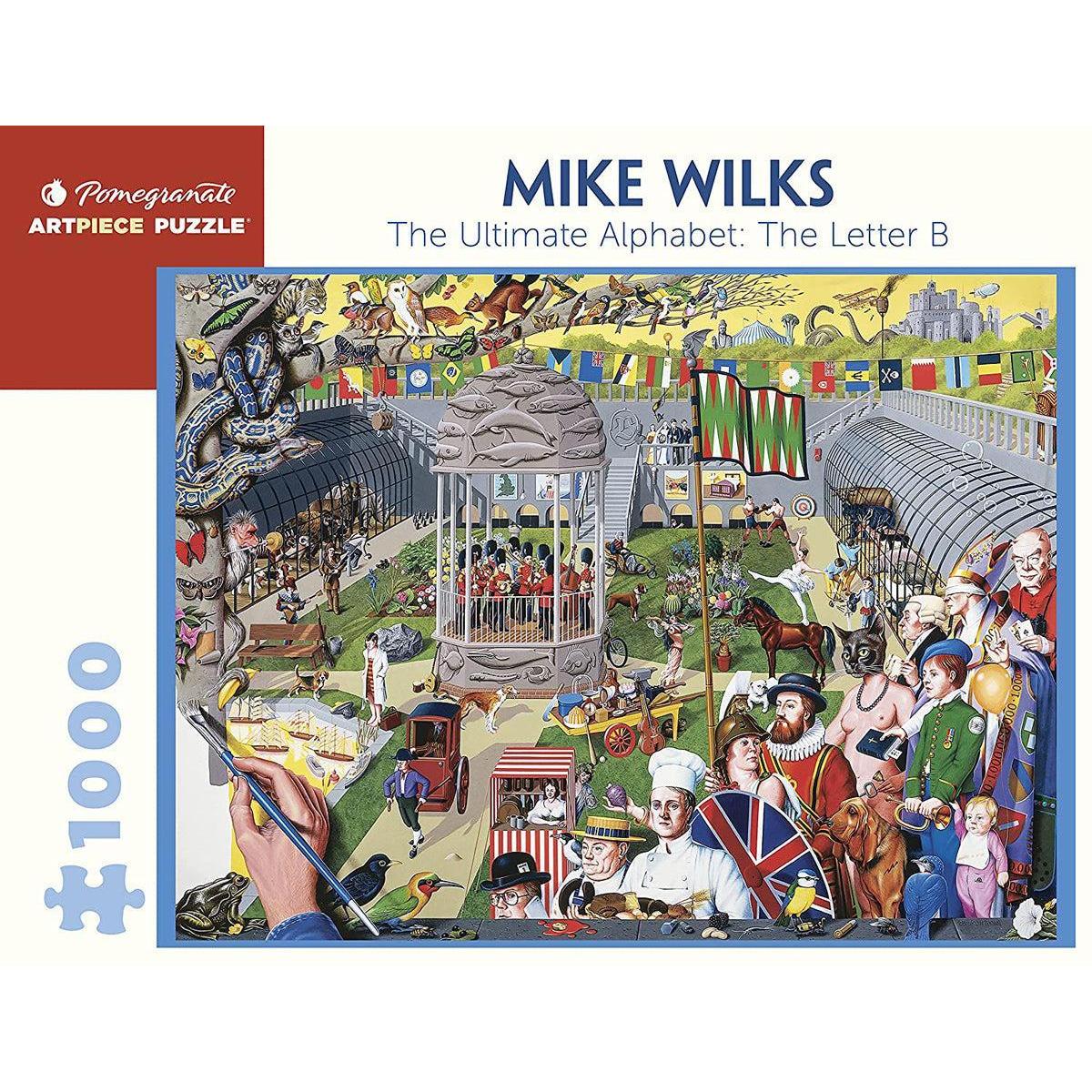 The Ultimate Alphabet: The Letter B 1000 Piece Jigsaw Puzzle Pomegranate
