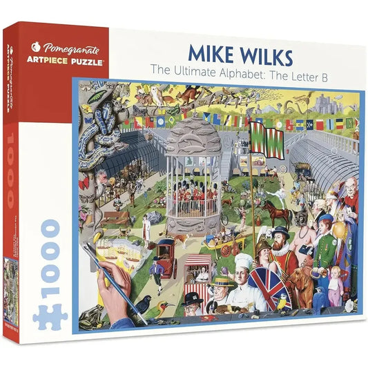 The Ultimate Alphabet: The Letter B 1000 Piece Jigsaw Puzzle Pomegranate