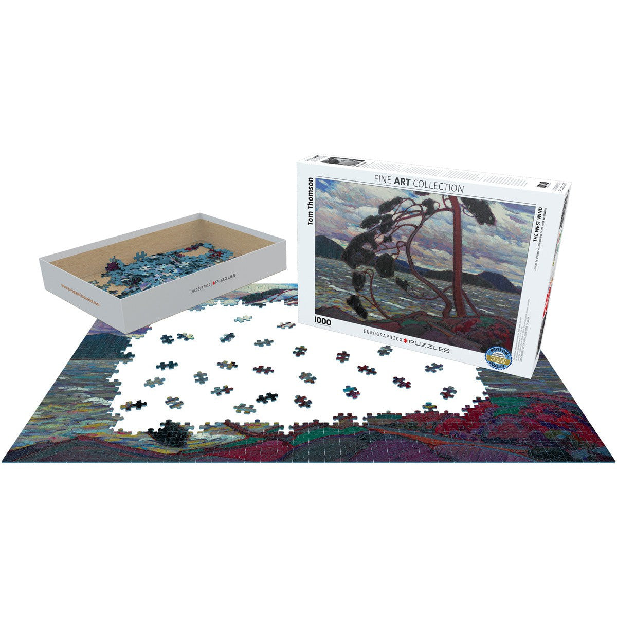 The West Wind 1000 Piece Jigsaw Puzzle Eurographics