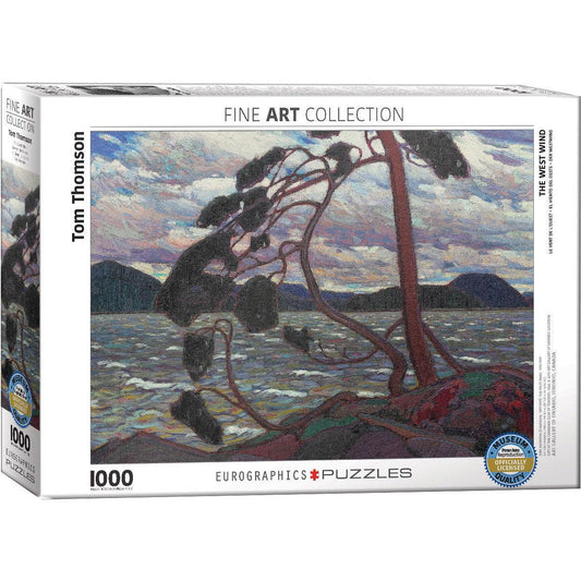 The West Wind 1000 Piece Jigsaw Puzzle Eurographics