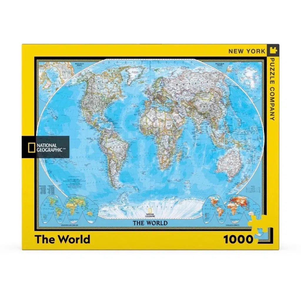 The World National Geographic 1000 Piece Jigsaw Puzzle NYPC