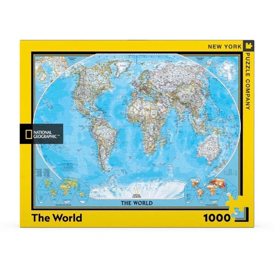 The World National Geographic 1000 Piece Jigsaw Puzzle NYPC