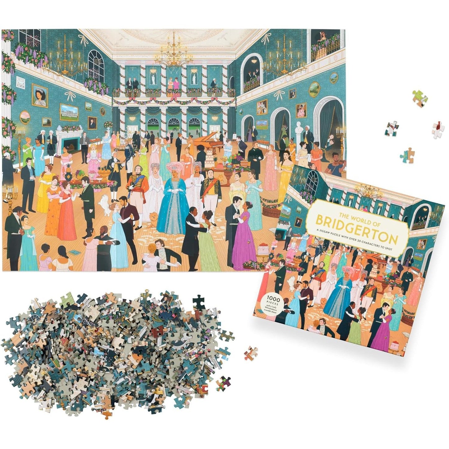 The World of Bridgerton 1000 Piece Jigsaw Puzzle Laurence King