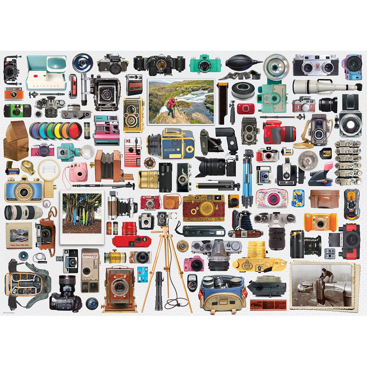 The World of Cameras 1000 Piece Jigsaw Puzzle Eurographics