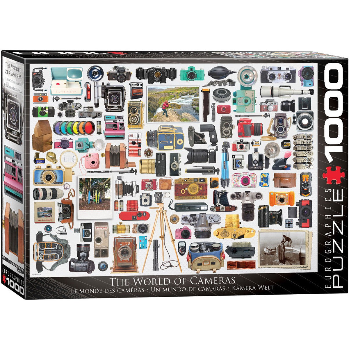 The World of Cameras 1000 Piece Jigsaw Puzzle Eurographics