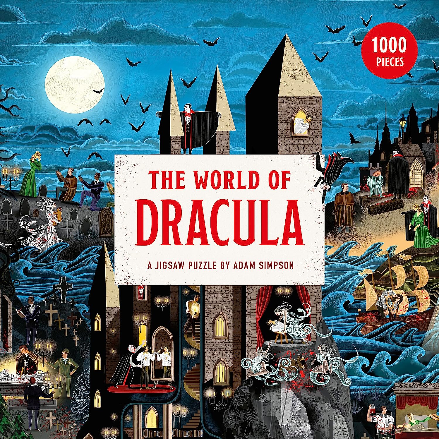 The World of Dracula 1000 Piece Jigsaw Puzzle Laurence King