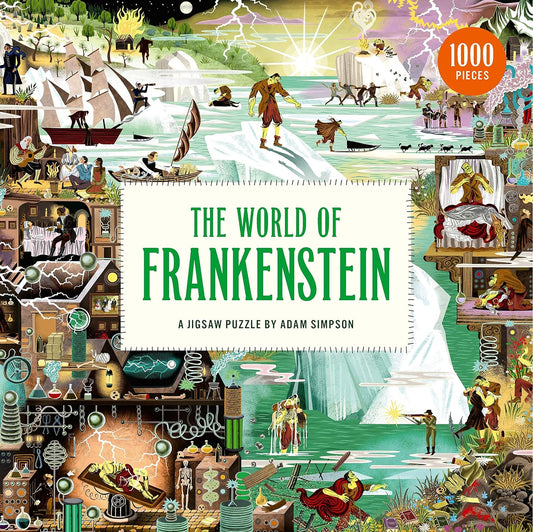The World of Frankenstein 1000 Piece Jigsaw Puzzle Laurence King
