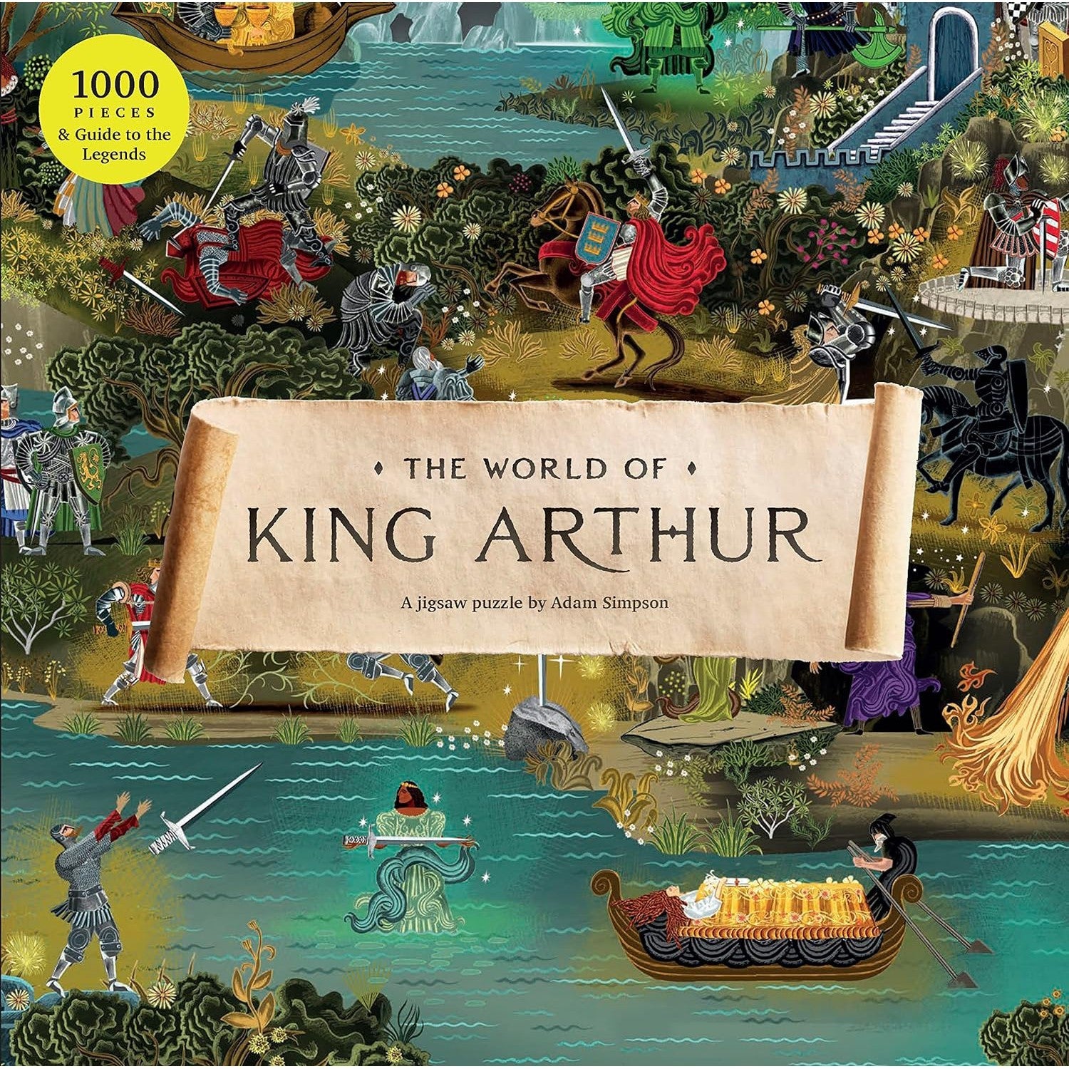 The World of King Arthur 1000 Piece Jigsaw Puzzle Laurence King