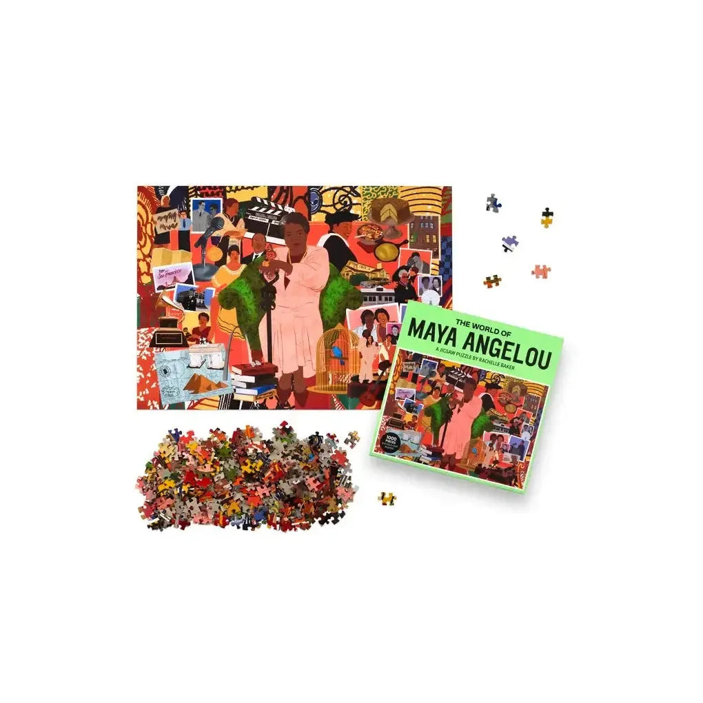 The World of Maya Angelou 1000 Piece Jigsaw Puzzle Laurence King