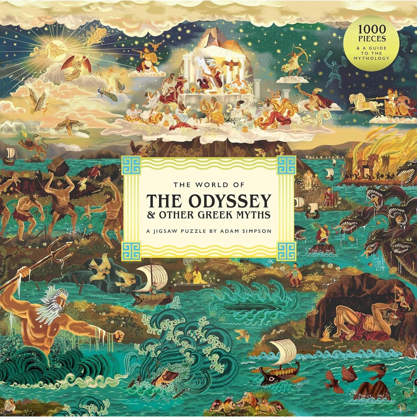The World of the Odyssey & Other Greek Myths 1000 Piece Jigsaw Puzzle Laurence King