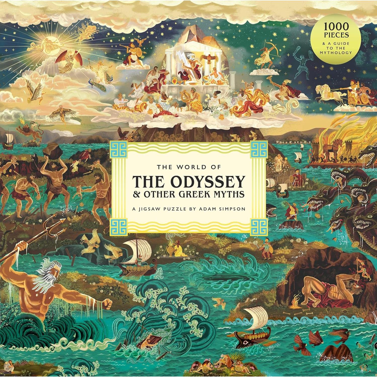 The World of the Odyssey & Other Greek Myths 1000 Piece Jigsaw Puzzle Laurence King