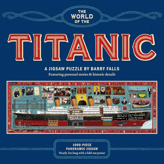 The World of the Titanic 1000 Piece Panoramic Jigsaw Puzzle Laurence King