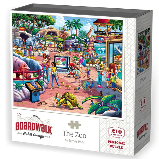 The Zoo 210 Piece Jigsaw Puzzle Boardwalk