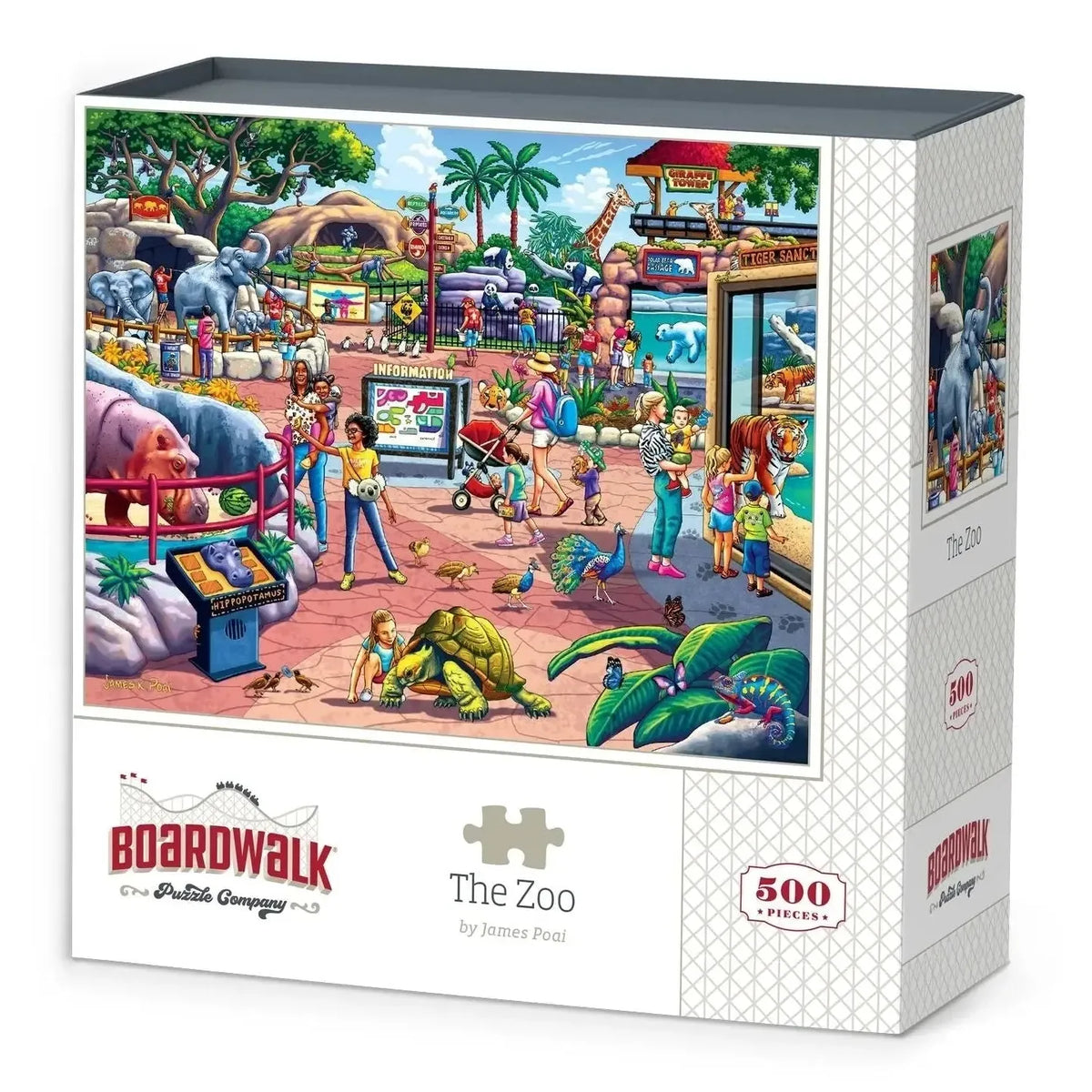 The Zoo 500 Piece Jigsaw Puzzle Boardwalk