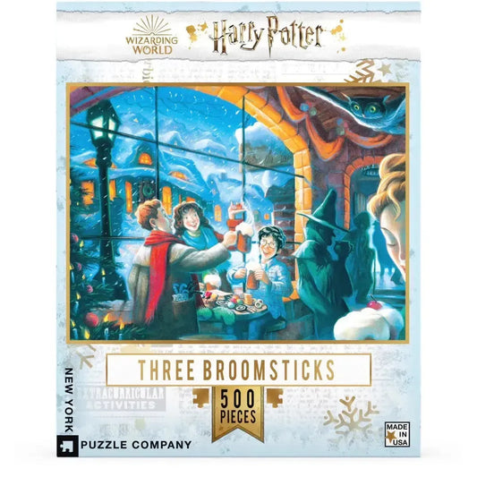 Three Broomsticks Harry Potter 500 Piece Jigsaw Puzzle NYPC