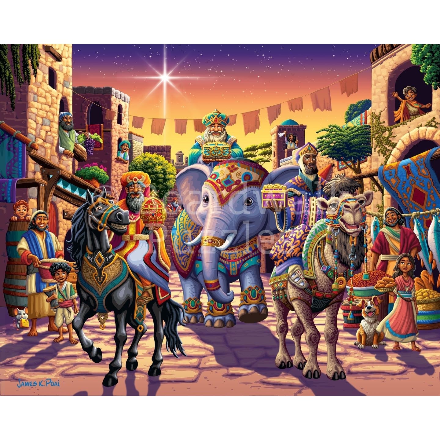 Three Wise Men 210 Piece Jigsaw Puzzle Boardwalk