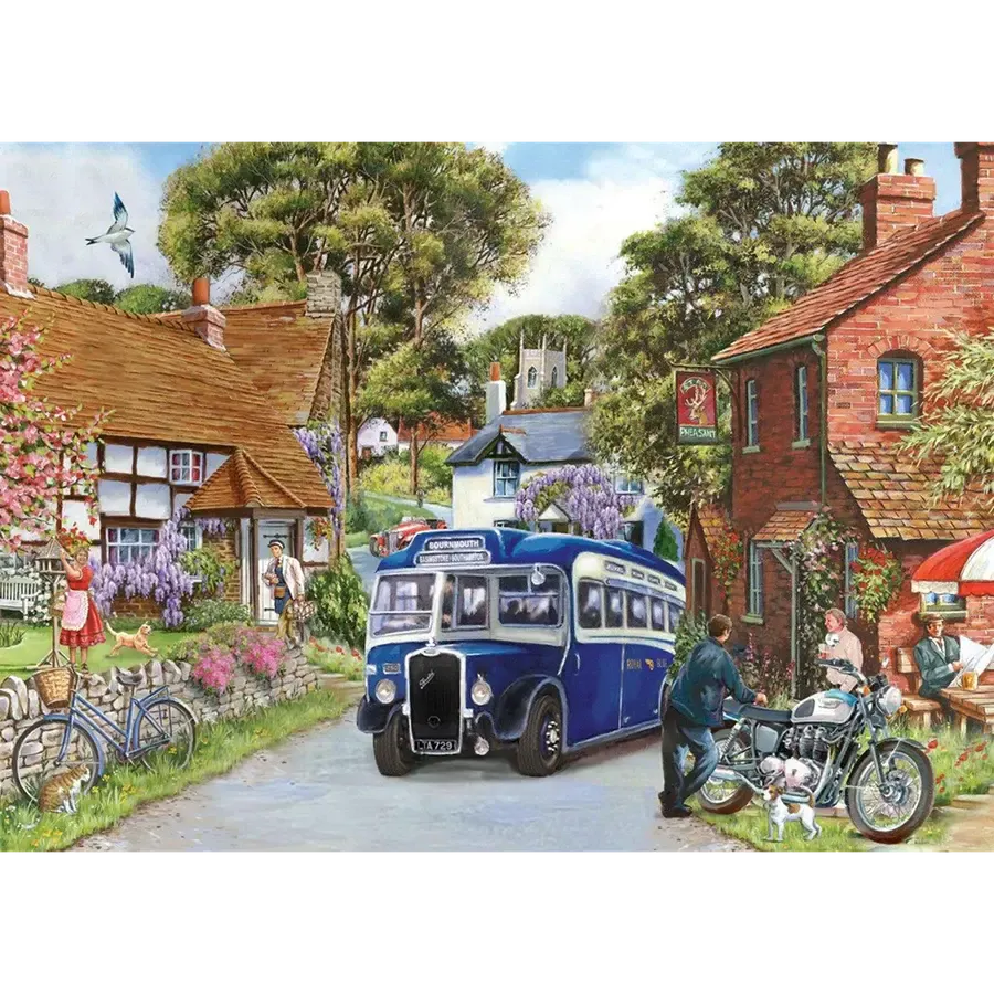 Tight Corner 500 Piece Jigsaw Puzzle HOP
