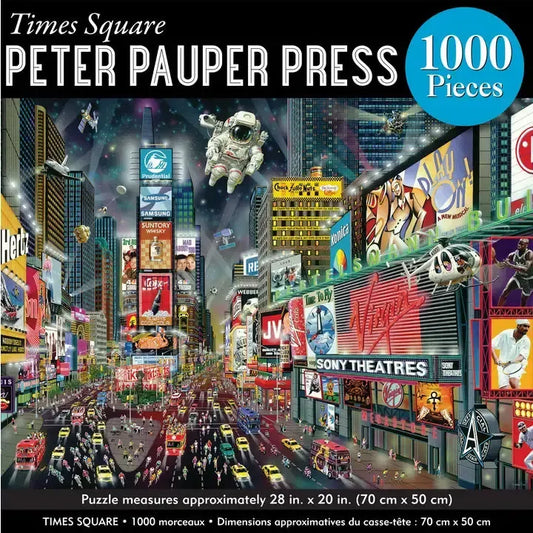 Times Square 1000 Piece Jigsaw Puzzle Peter Pauper