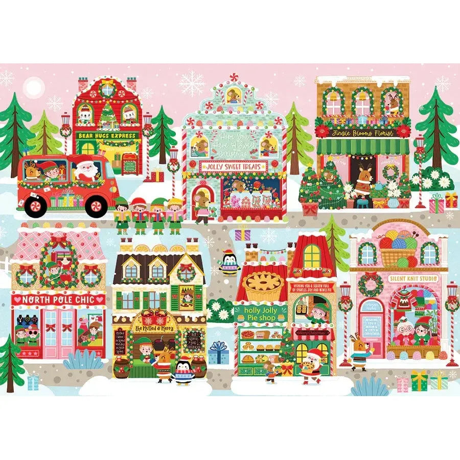 Tinsel Town 350 Piece Family Jigsaw Puzzle Cobble Hill
