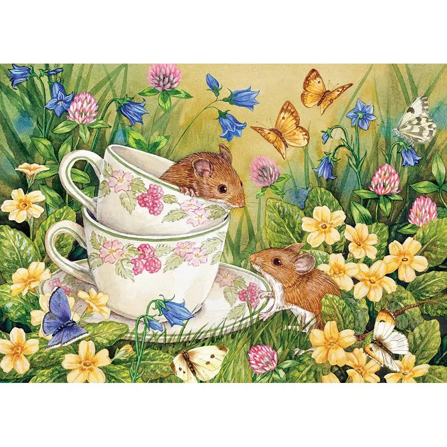 Tiny Tea Time 35 Piece Tray Jigsaw Puzzle Cobble Hill