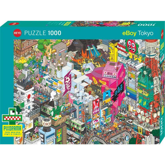 Tokyo Quest Pixorama 1000 Piece Jigsaw Puzzle Heye