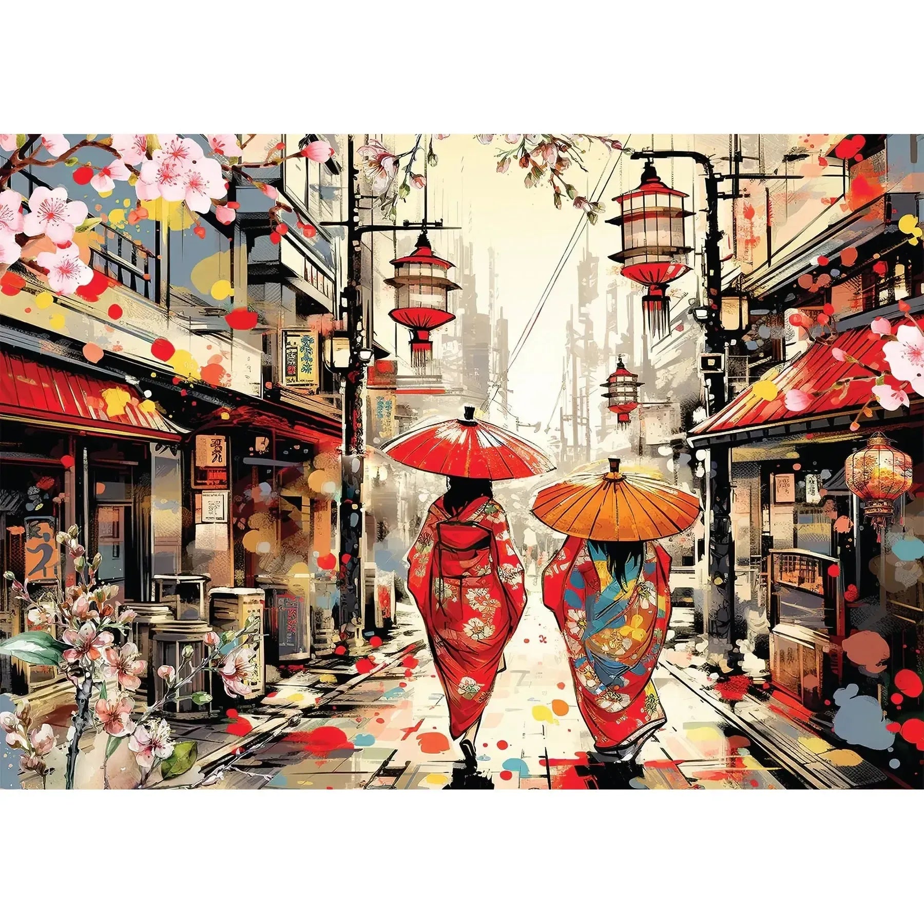 Tokyo Stroll 1000 Piece Jigsaw Puzzle Enjoy