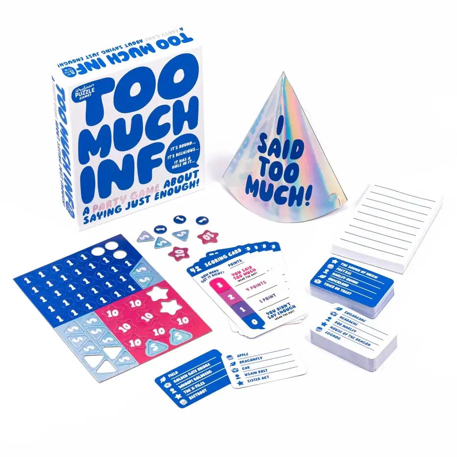 Too Much Info - The Hilarious Party Game - Professor Puzzle