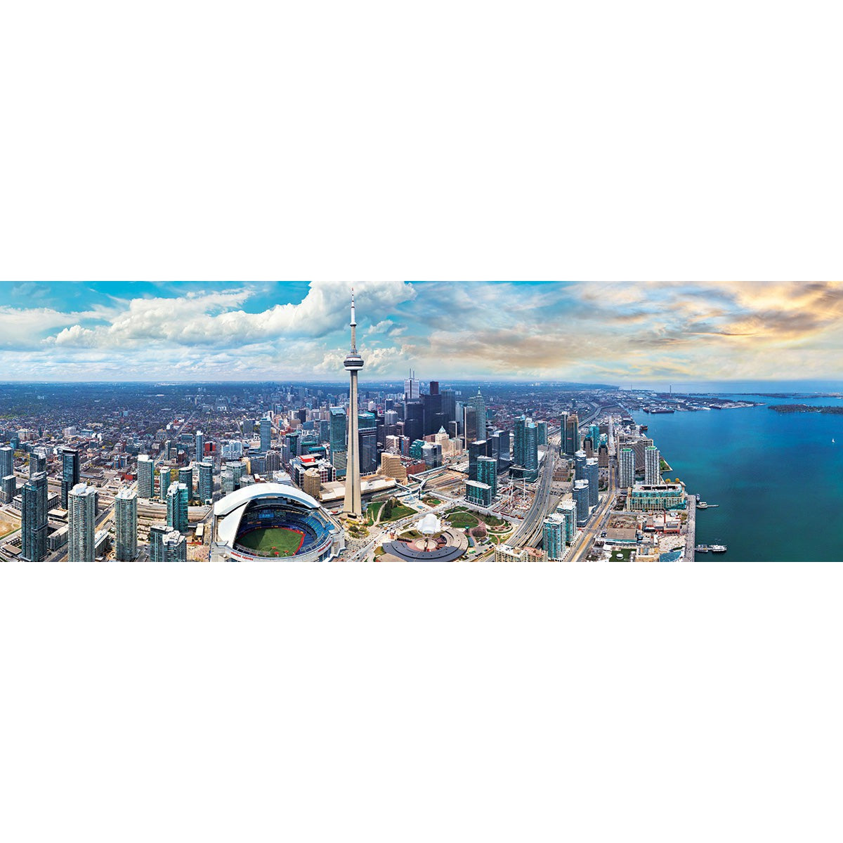 Toronto, Canada 1000 Piece Panoramic Jigsaw Puzzle Eurographics