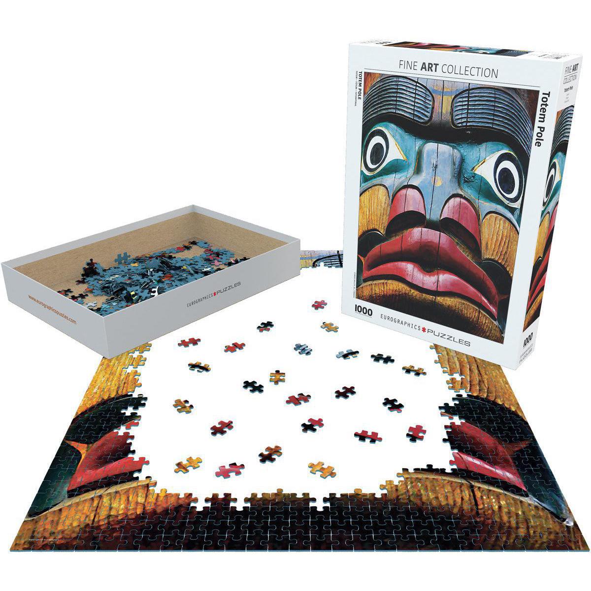 Totem Pole 1000 Piece Jigsaw Puzzle Eurographics