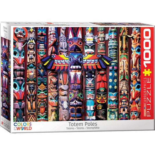 Totem Poles 1000 Piece Jigsaw Puzzle Eurographics