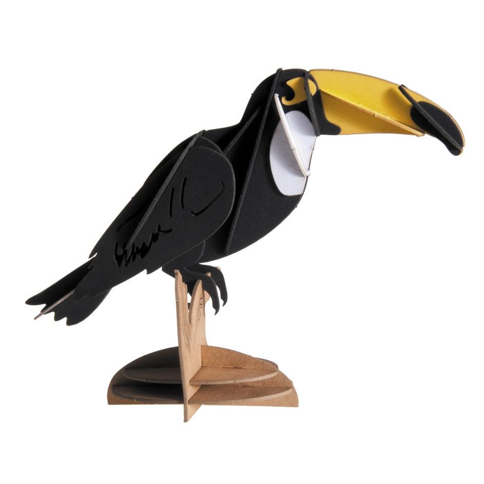 Toucan 3D Cardboard Model Kit Fridolin