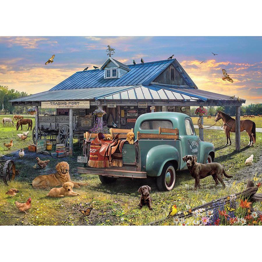 Trading Post 1000 Piece Jigsaw Puzzle Cobble Hill