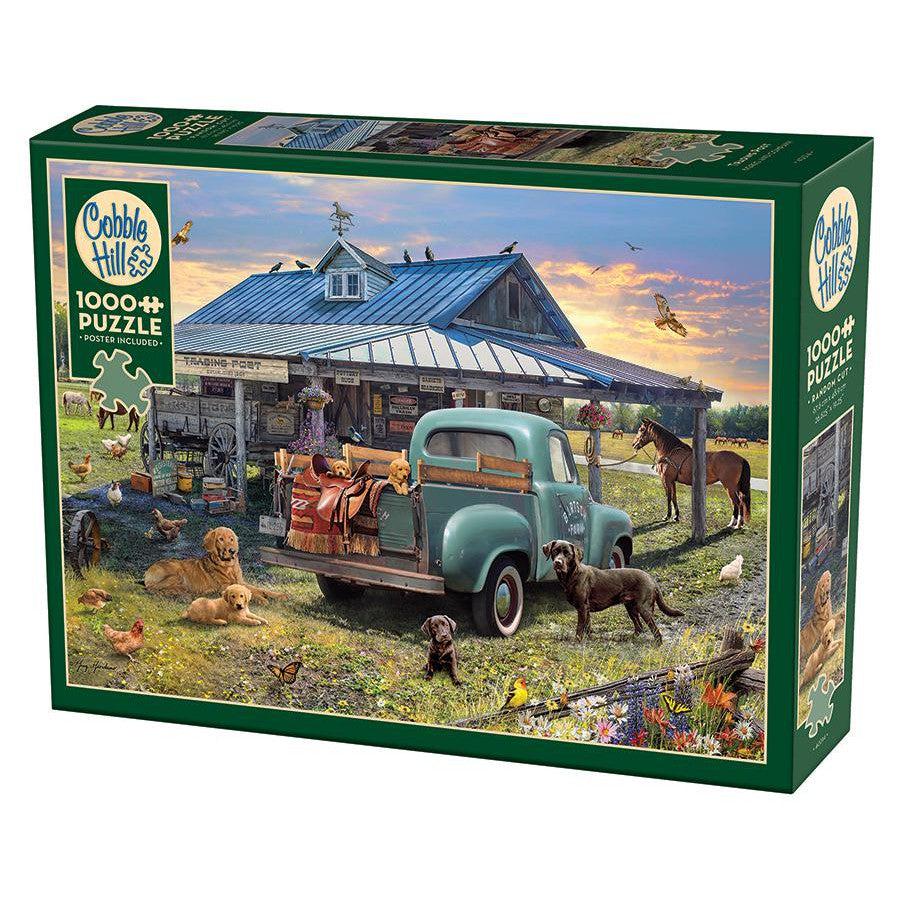 Trading Post 1000 Piece Jigsaw Puzzle Cobble Hill