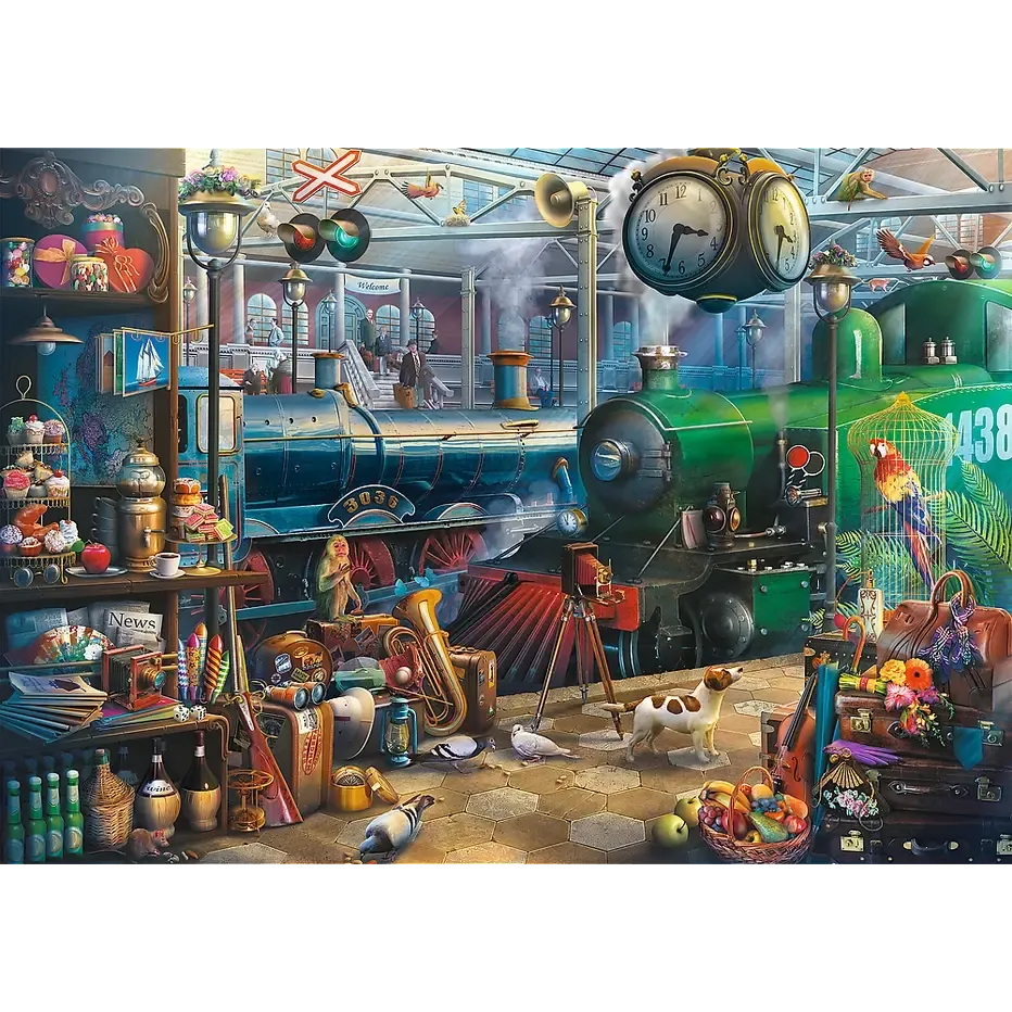 Train Station 6000 Piece Jigsaw Puzzle Trefl