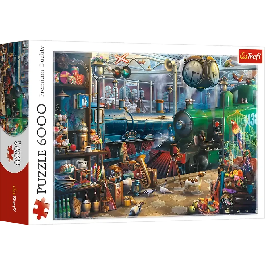 Train Station 6000 Piece Jigsaw Puzzle Trefl