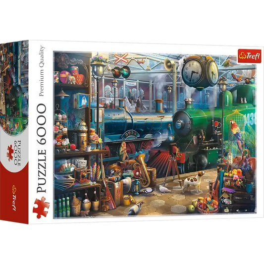 Train Station 6000 Piece Jigsaw Puzzle Trefl