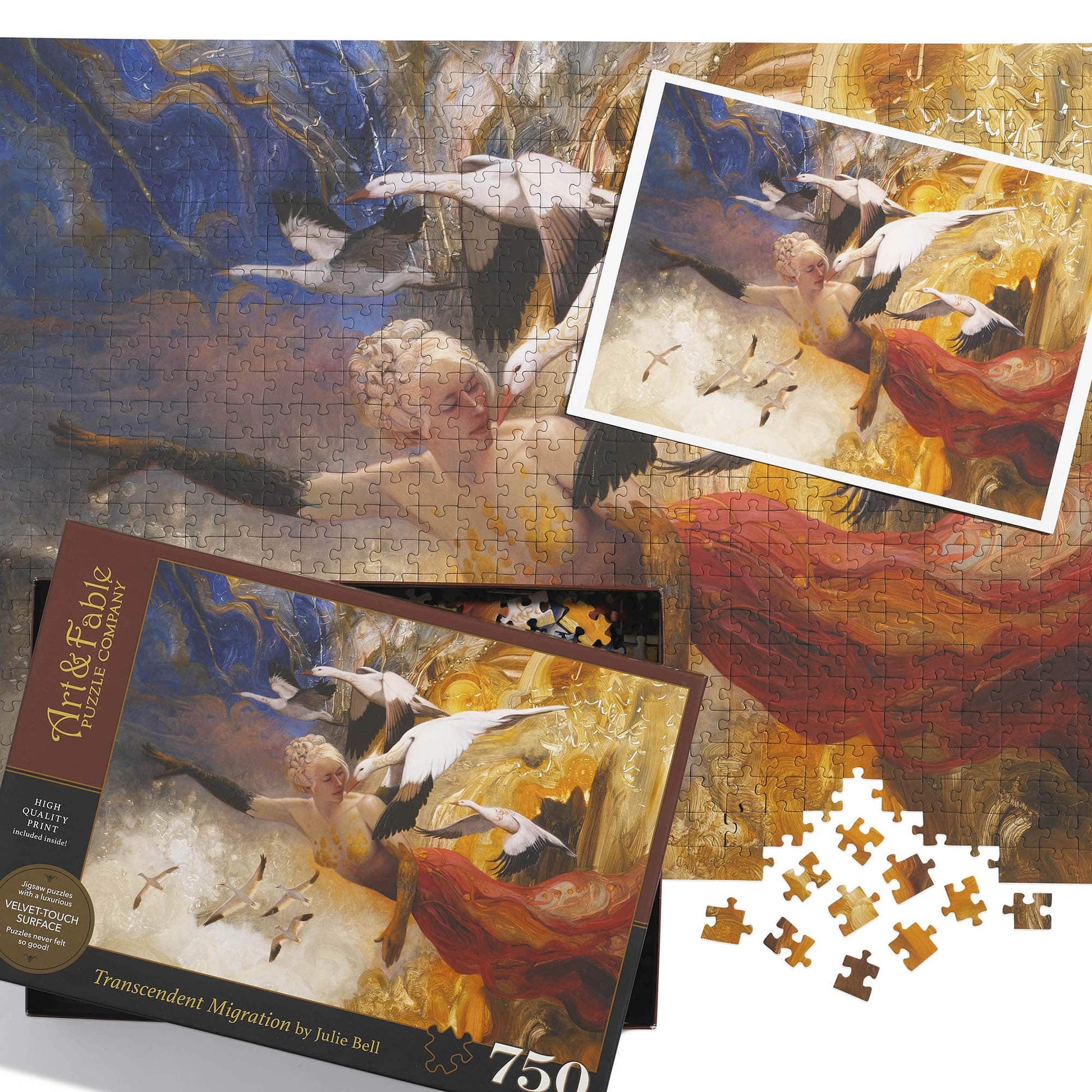Transcendent Migration 750 Piece Premium Jigsaw Puzzle Art & Fable