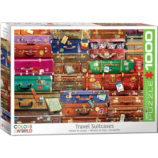 Travel Suitcases 1000 Piece Jigsaw Puzzle Eurographics